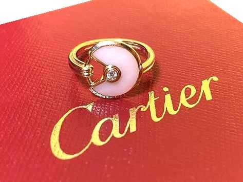 カルティエ買取 アミュレット ドゥ カルティエ リング